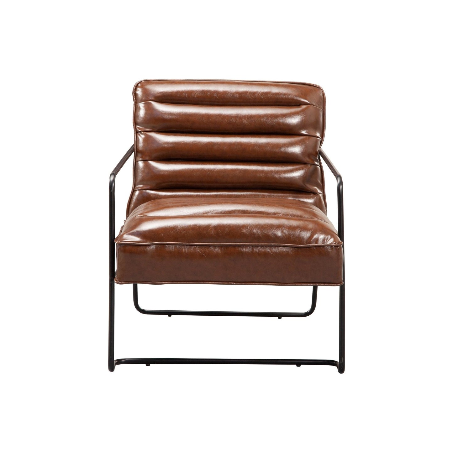 Charles Accent Chair, Brown - Alpine Furniture