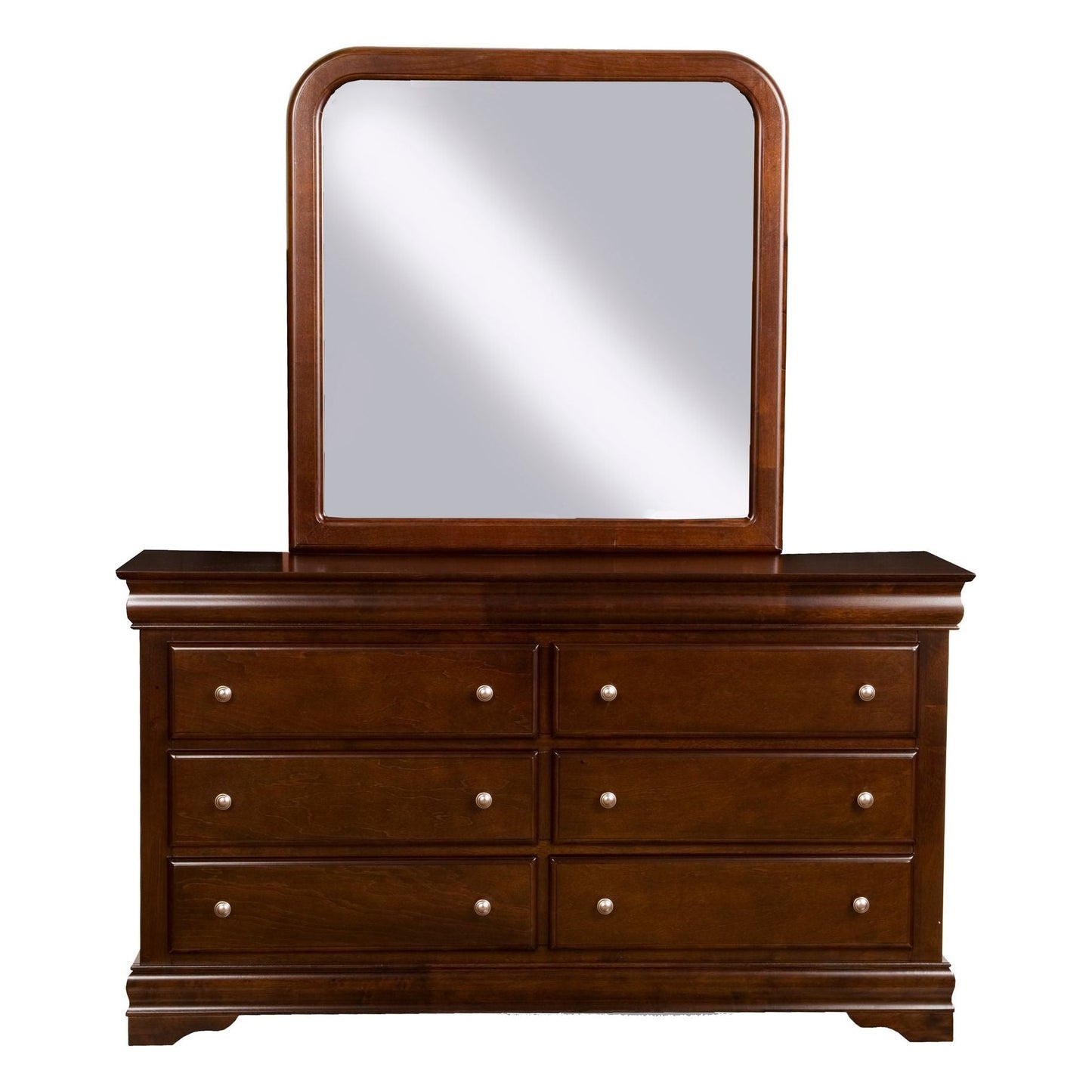 Chesapeake Mirror, Cappuccino - Alpine Furniture
