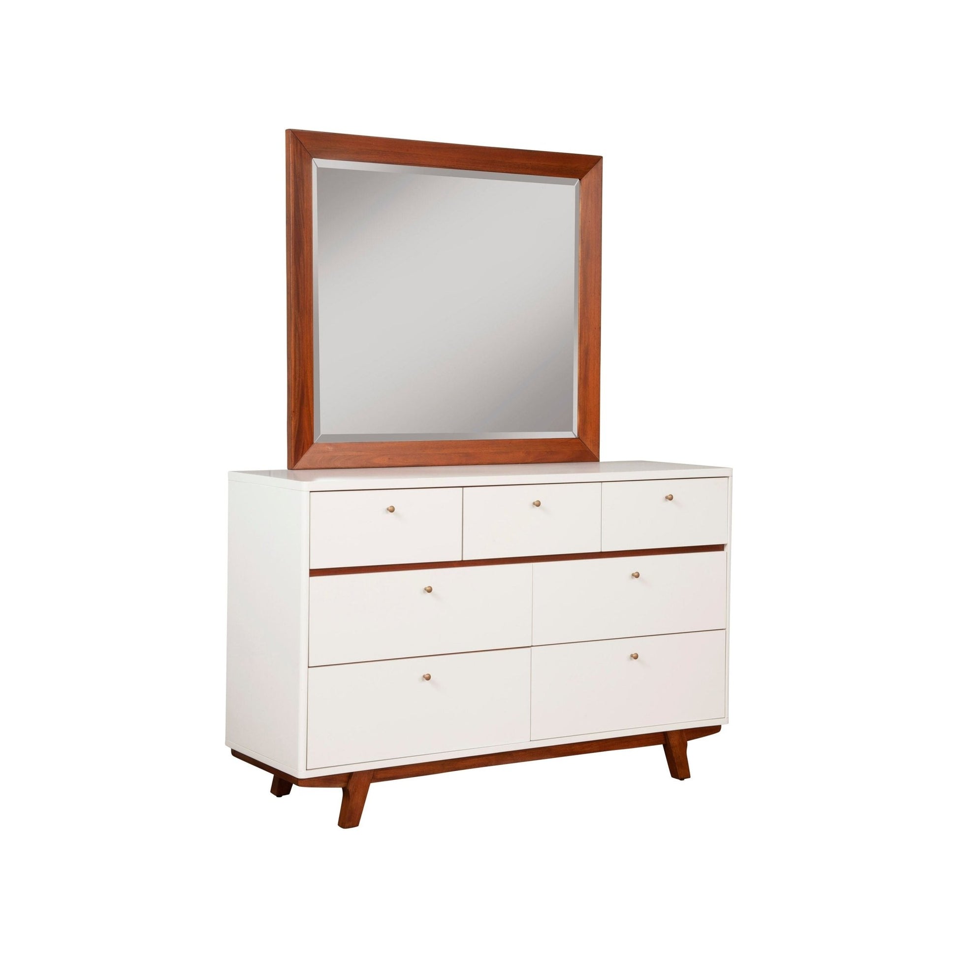 Alpine Furniture Dakota Acorn Mirror Alpine Furniture Dakota Acorn Mirror