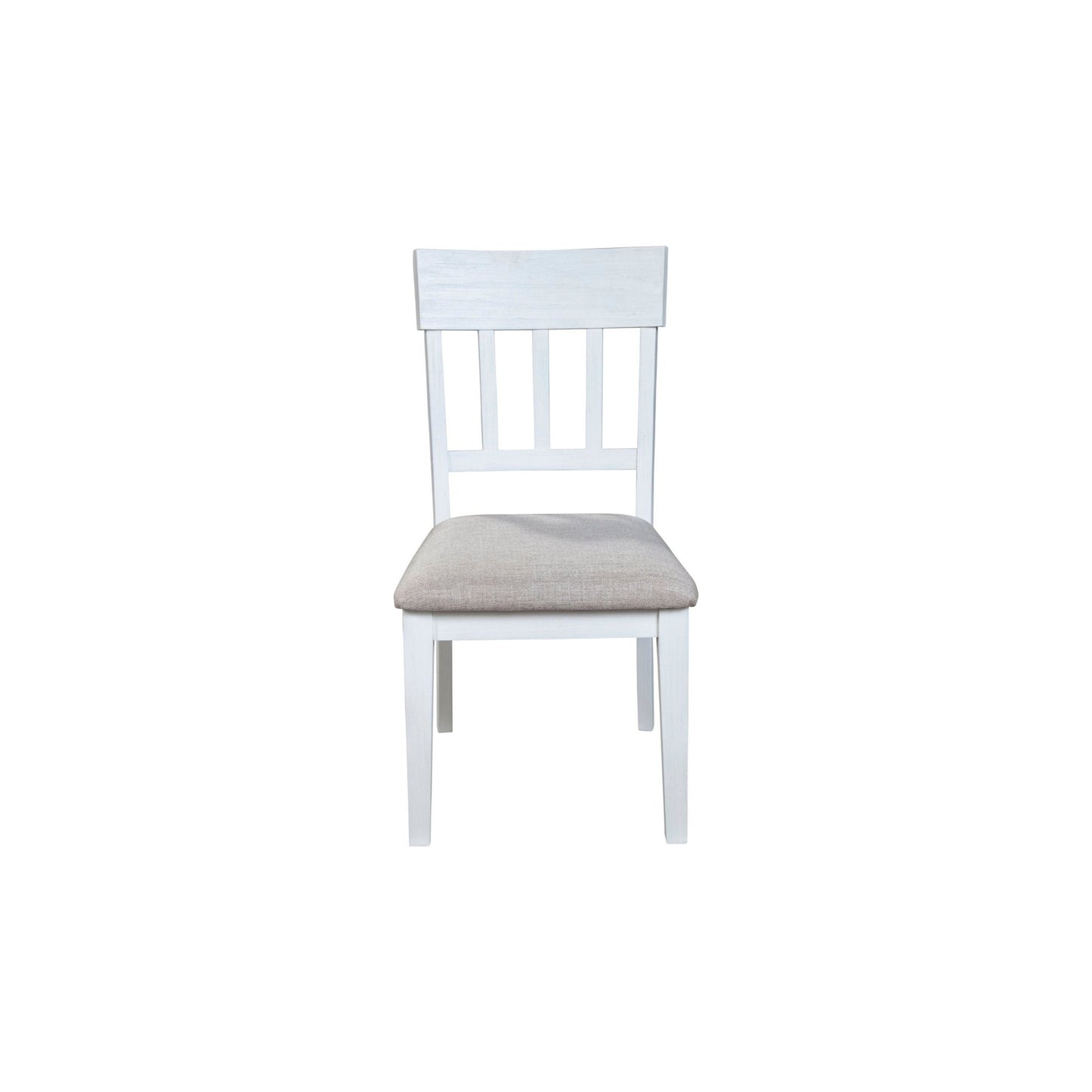 Donham Set of 2 Side Chairs, White - Alpine Furniture