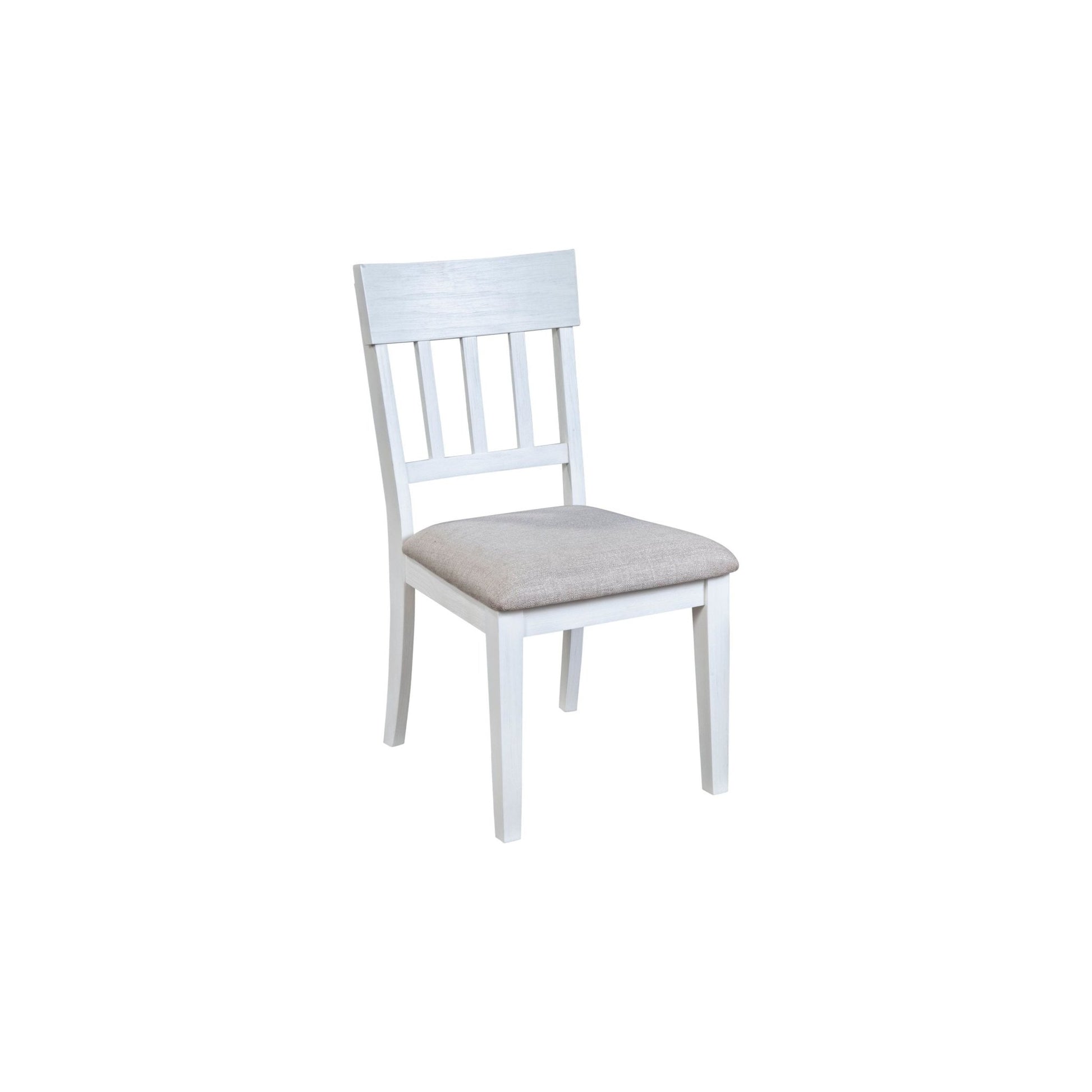 Donham Set of 2 Side Chairs, White - Alpine Furniture