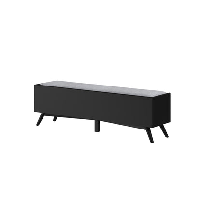 Flynn Bench, Black - Alpine Furniture