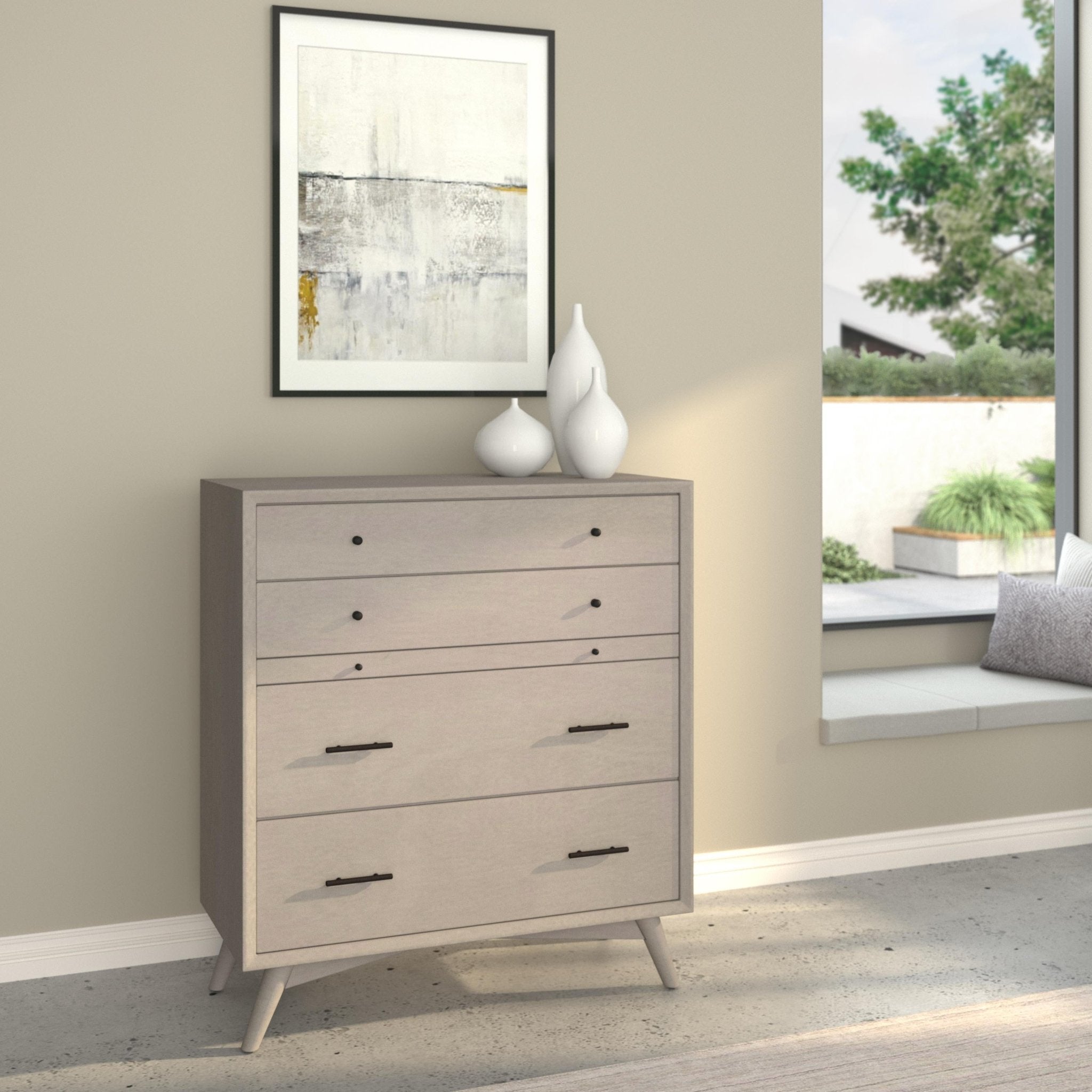 Flynn Chest, Gray – Alpine Furniture