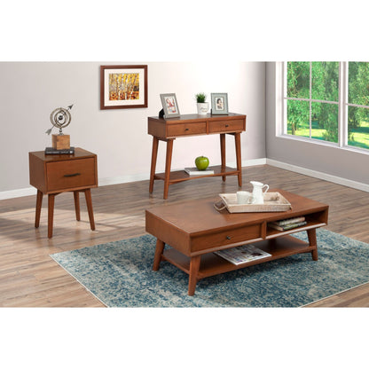Flynn Coffee Table, Acorn - Alpine Furniture