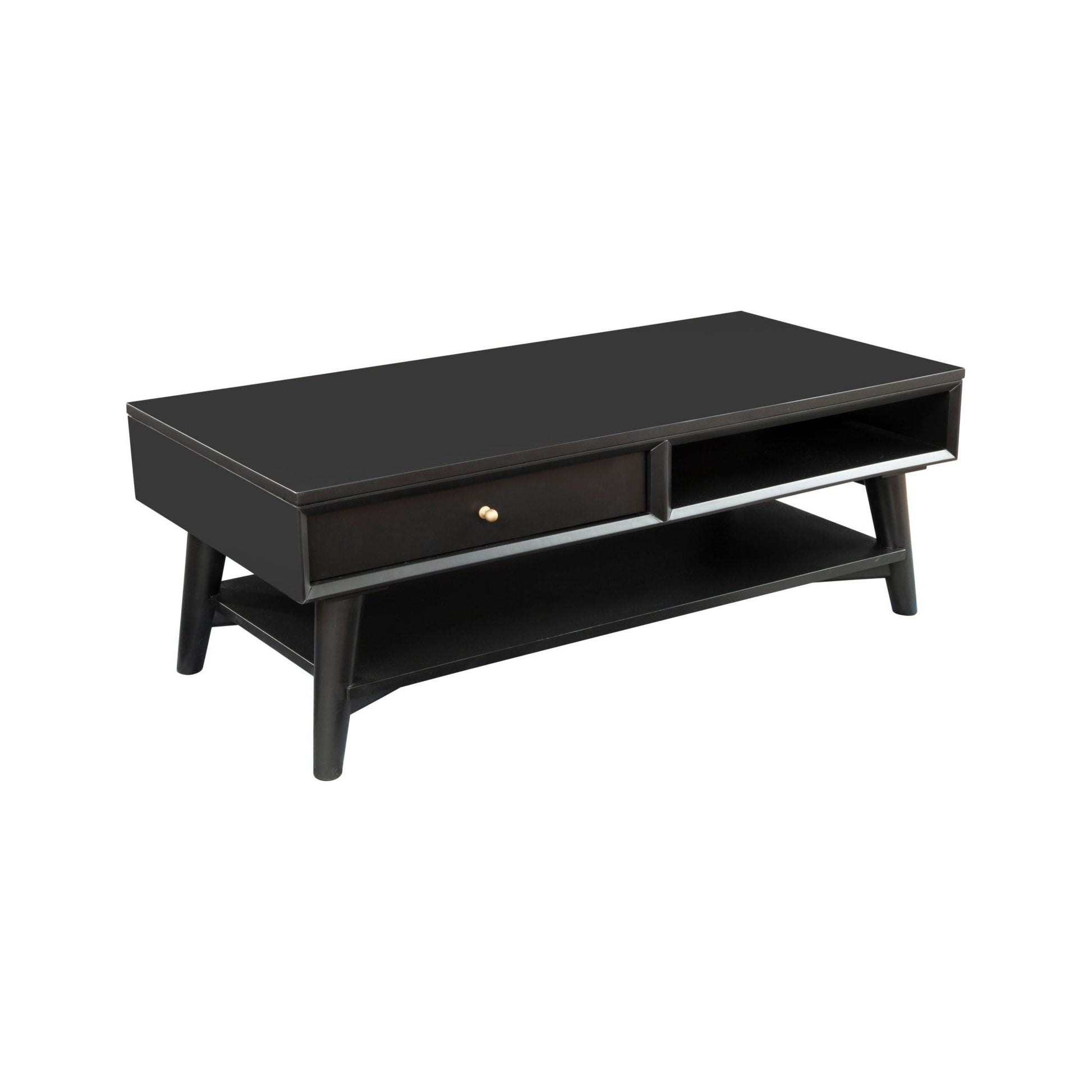Flynn Coffee Table, Black - Alpine Furniture