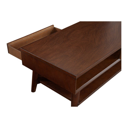 Flynn Coffee Table, Walnut - Alpine Furniture