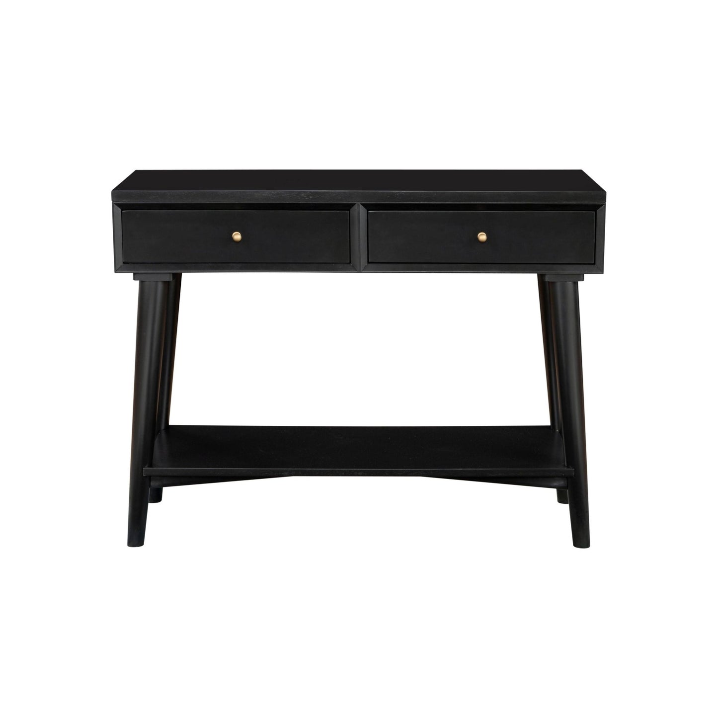 Flynn Console Table, Black - Alpine Furniture