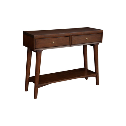 Flynn Console Table, Walnut - Alpine Furniture