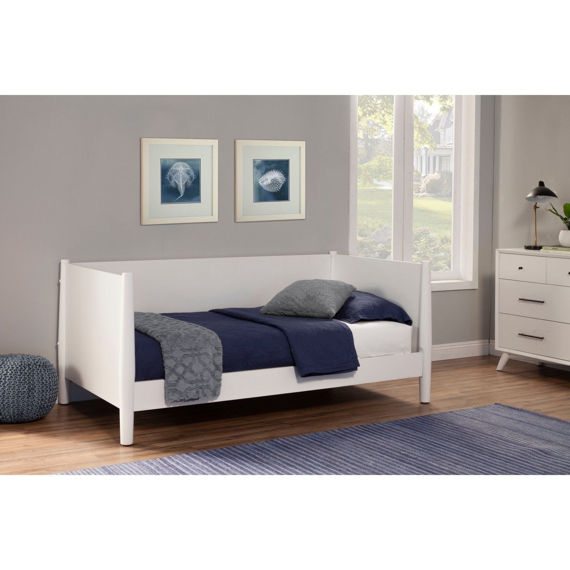 Flynn Day Bed, White - Alpine Furniture