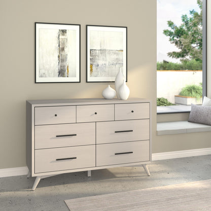 Flynn Dresser, Gray - Alpine Furniture