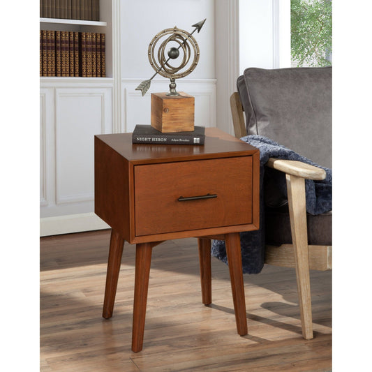Flynn End Table, Acorn - Alpine Furniture