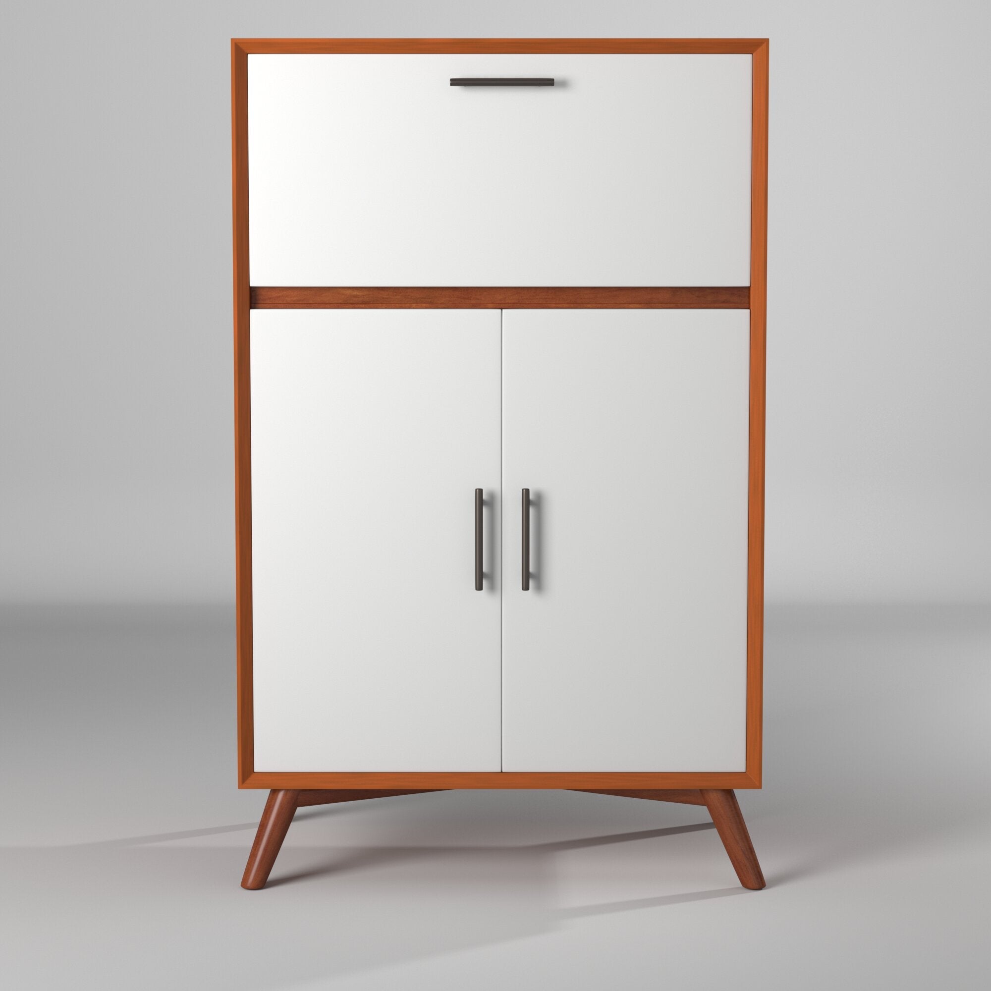 Narrow deals bar cabinet