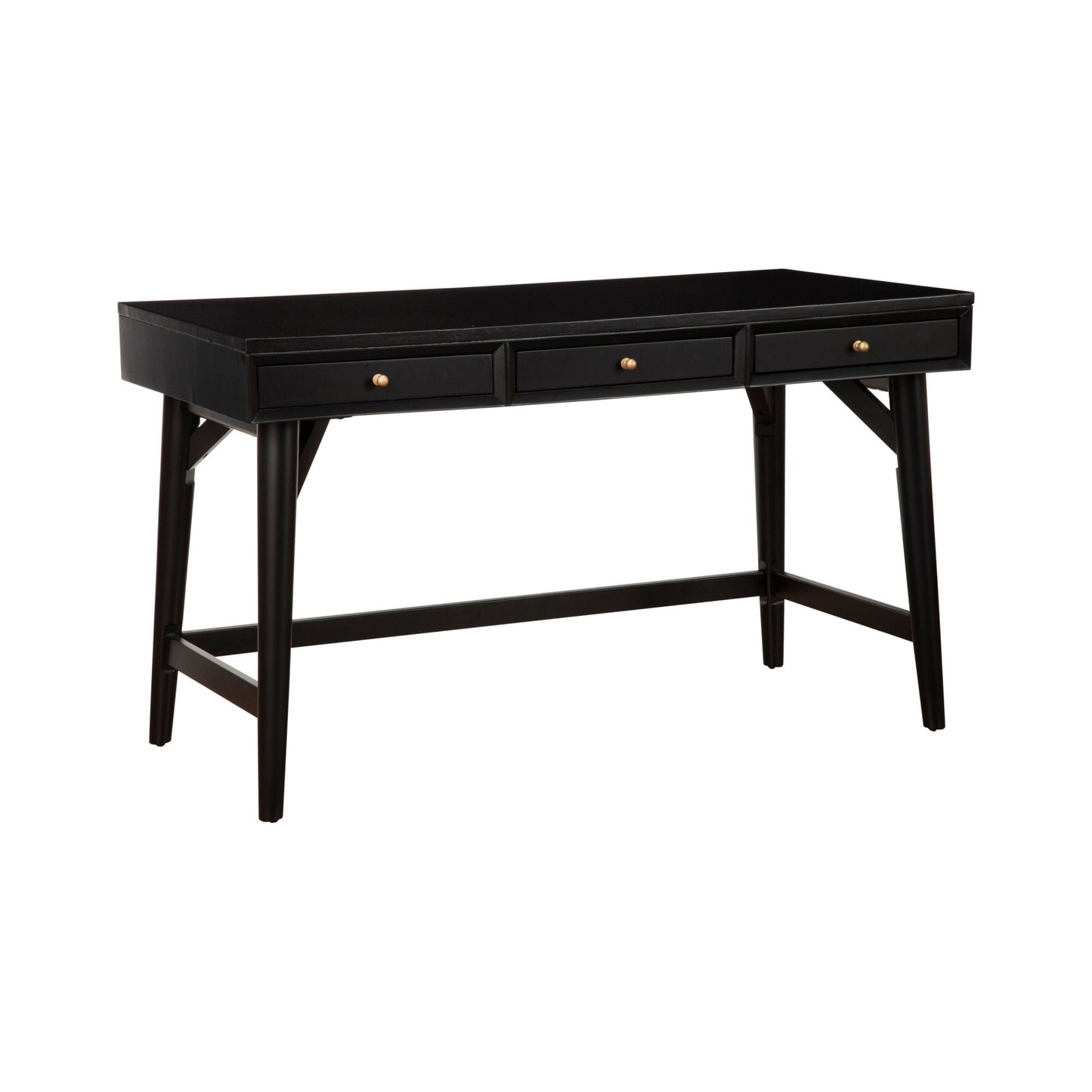 Flynn Large Desk, Black - Alpine Furniture