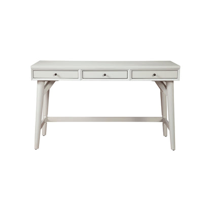 Flynn Large Desk, White - Alpine Furniture