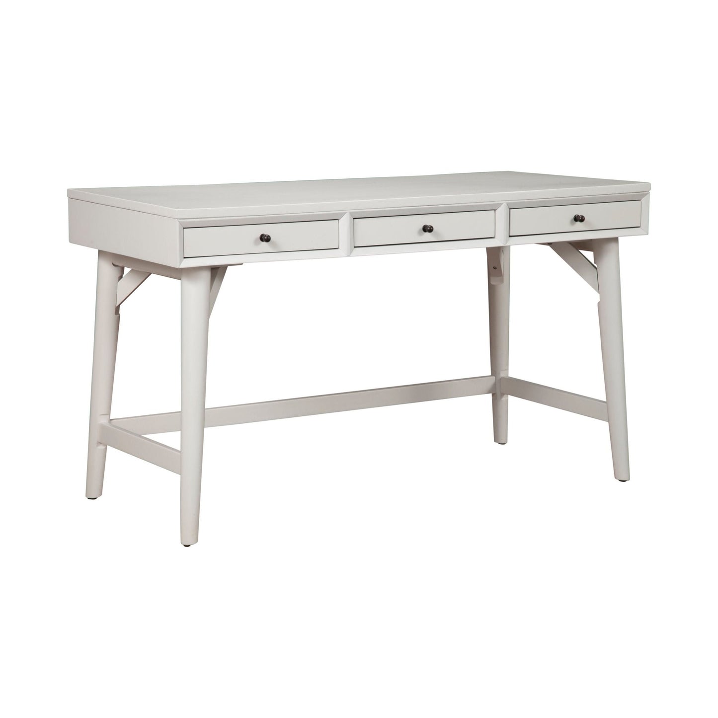Flynn Large Desk, White - Alpine Furniture
