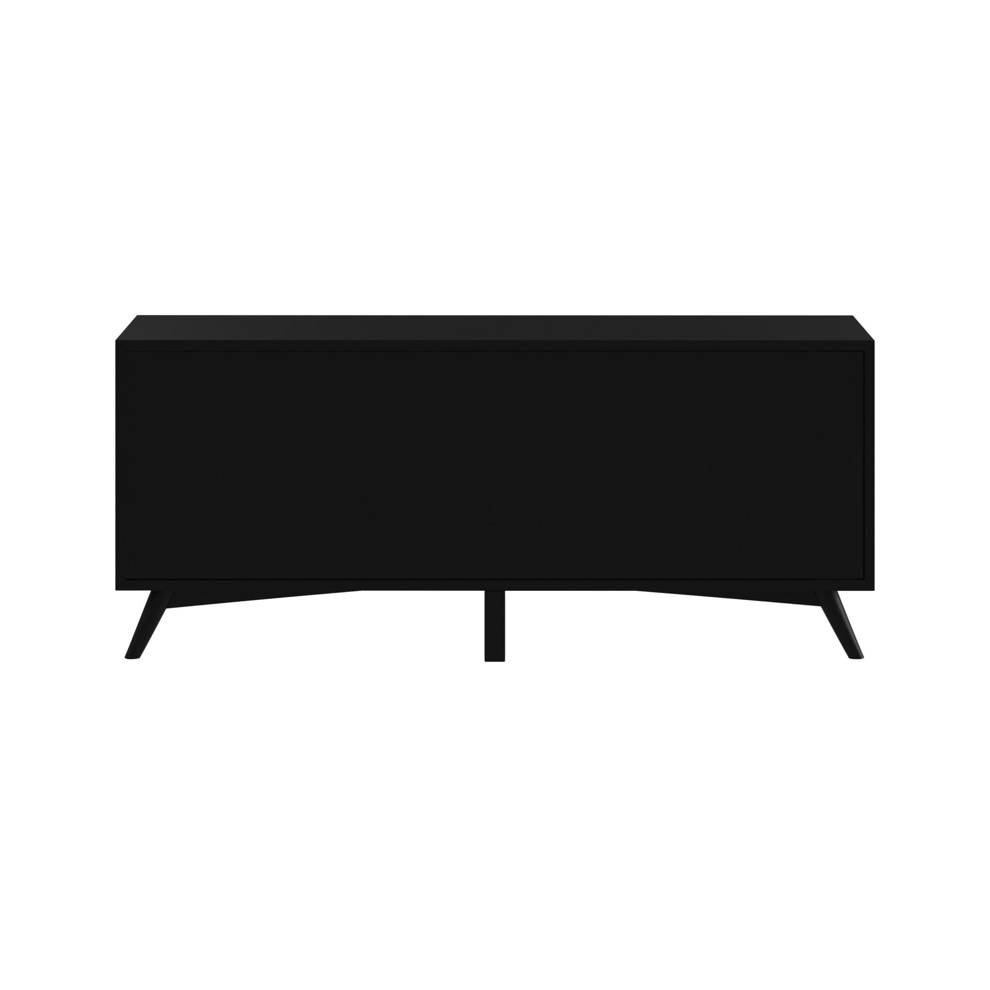 Flynn Large TV Console, Black - Alpine Furniture