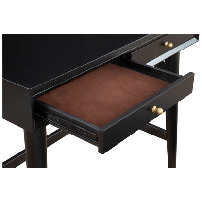 Flynn Mini Desk, Black - Alpine Furniture