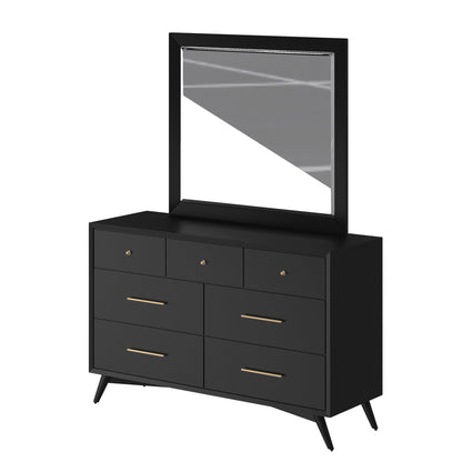 Flynn Mirror, Black - Alpine Furniture
