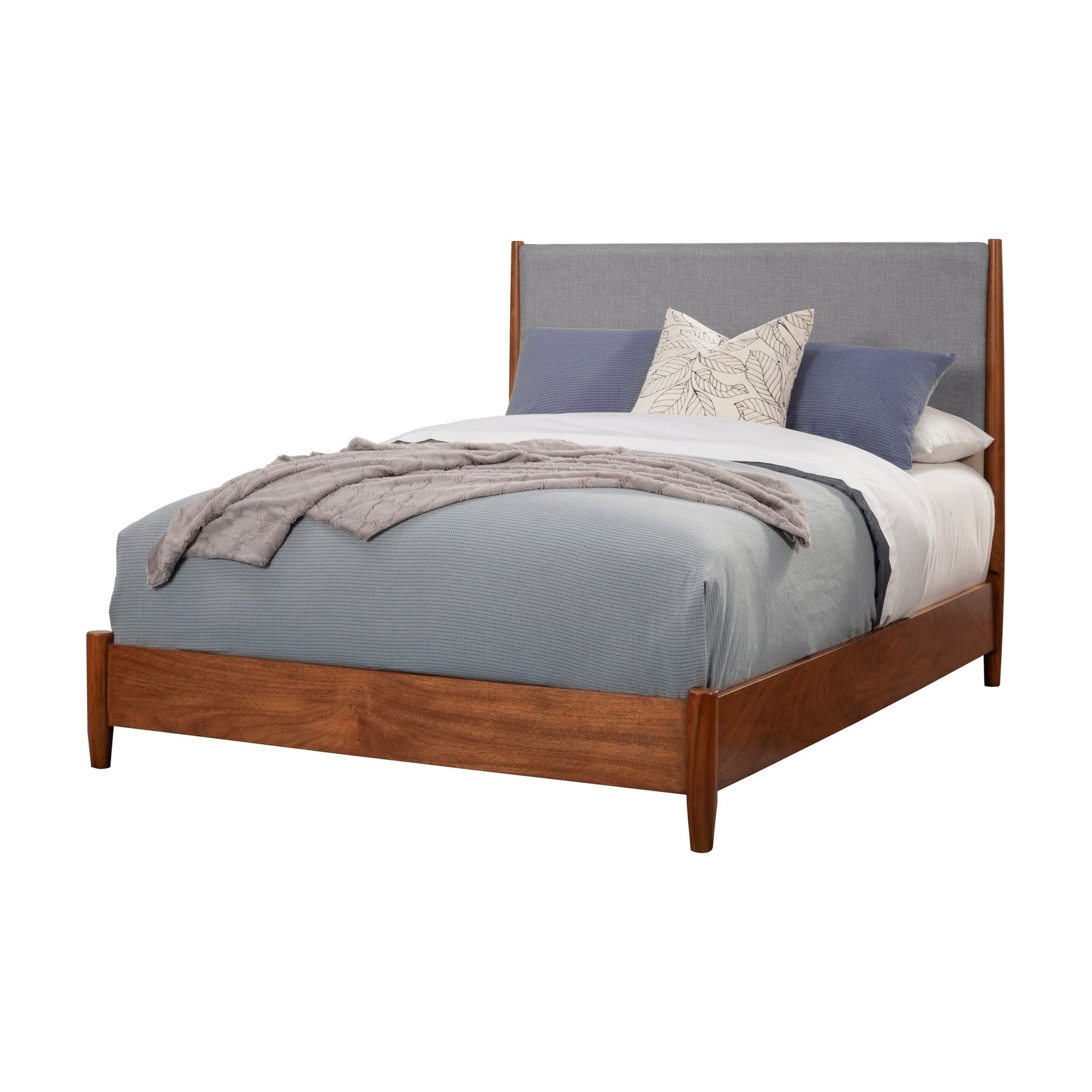 Flynn upholstered store platform bed