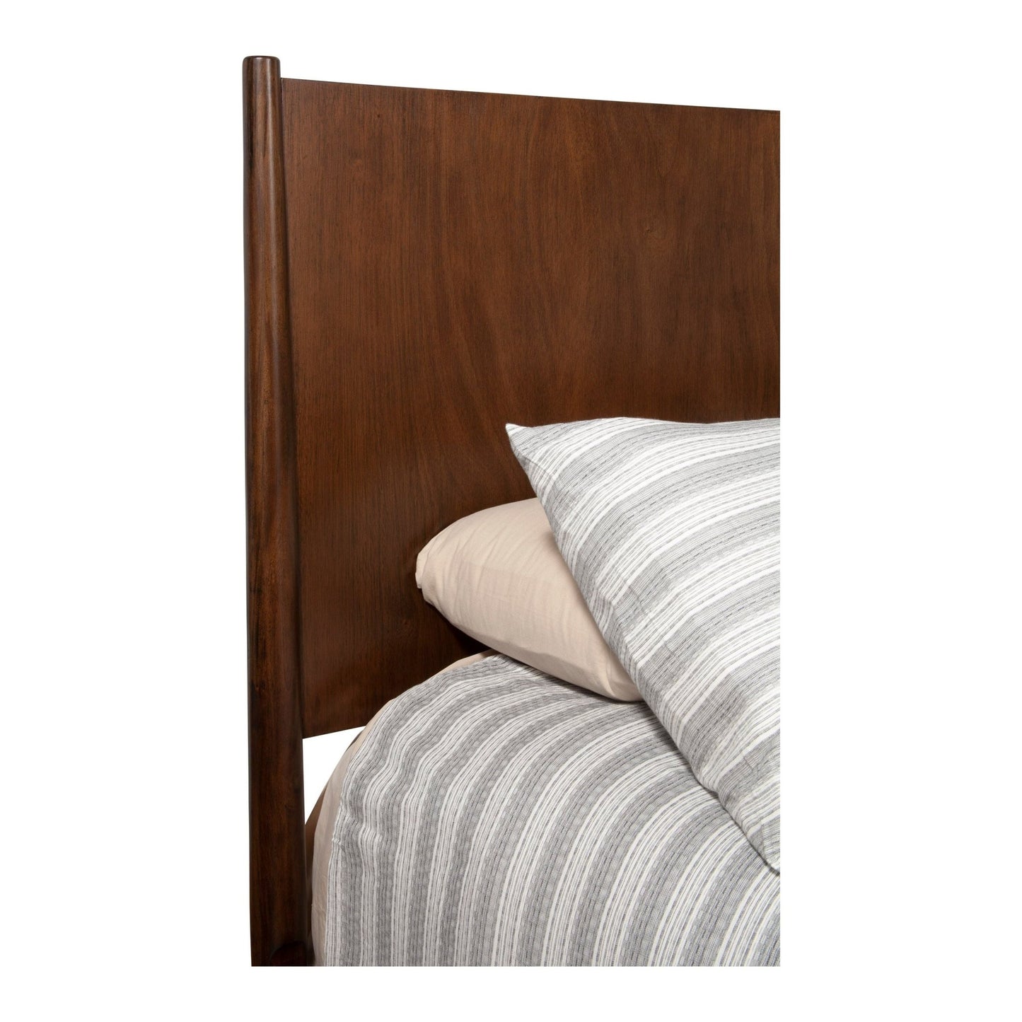 Flynn Panel Bed, Walnut - Alpine Furniture