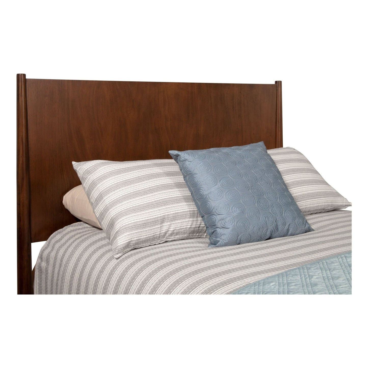 Flynn Panel Bed, Walnut - Alpine Furniture