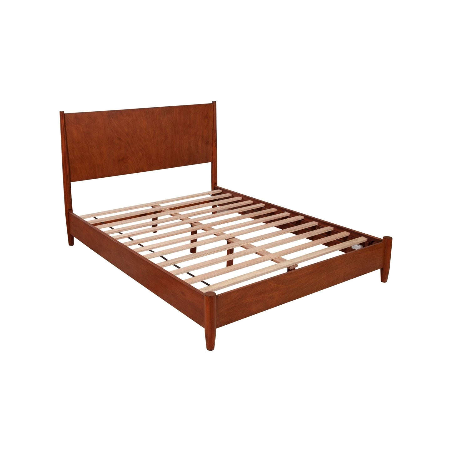 Flynn Platform Bed, Acorn - Alpine Furniture