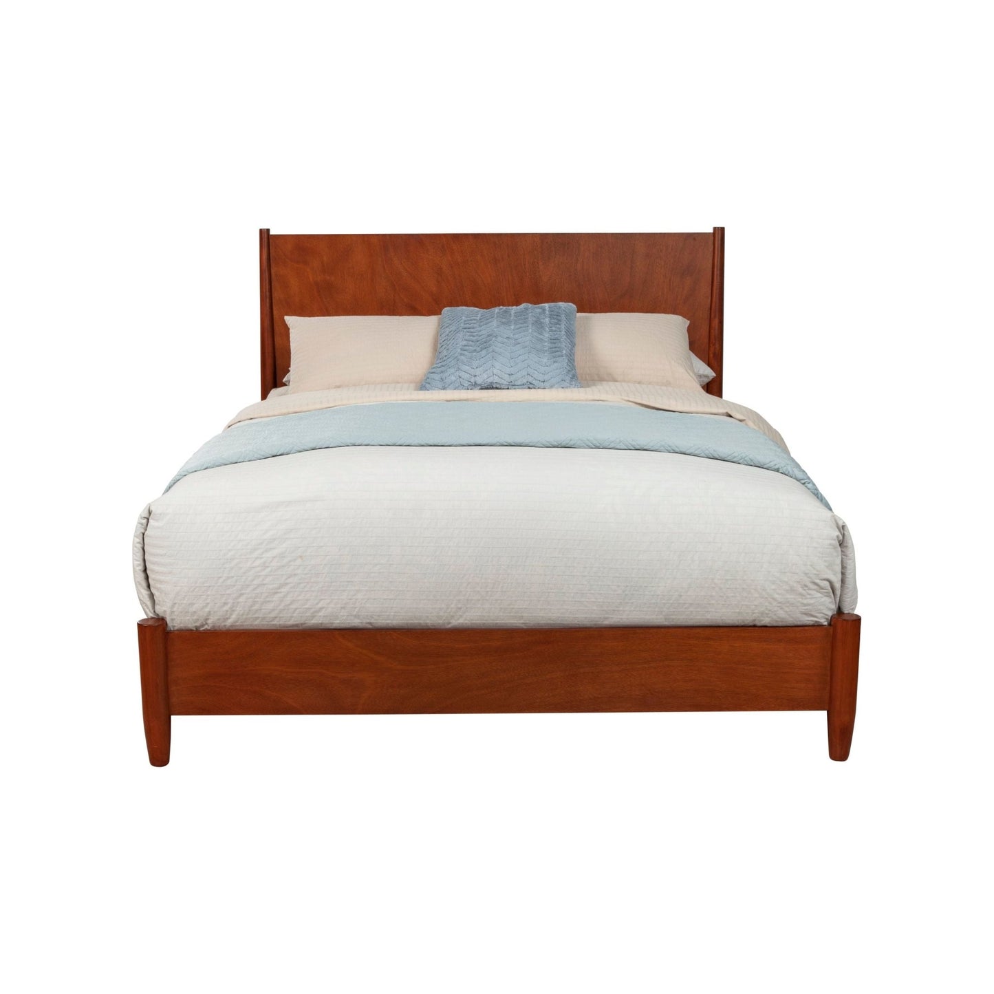 Flynn Platform Bed, Acorn - Alpine Furniture