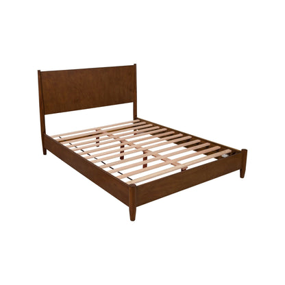 Flynn Platform Bed, Walnut - Alpine Furniture