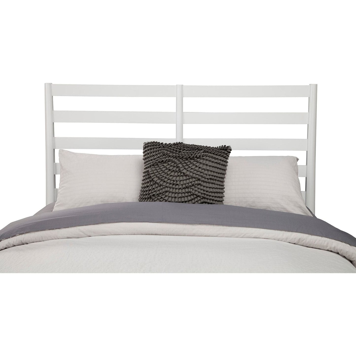 Flynn Retro Bed, White - Alpine Furniture