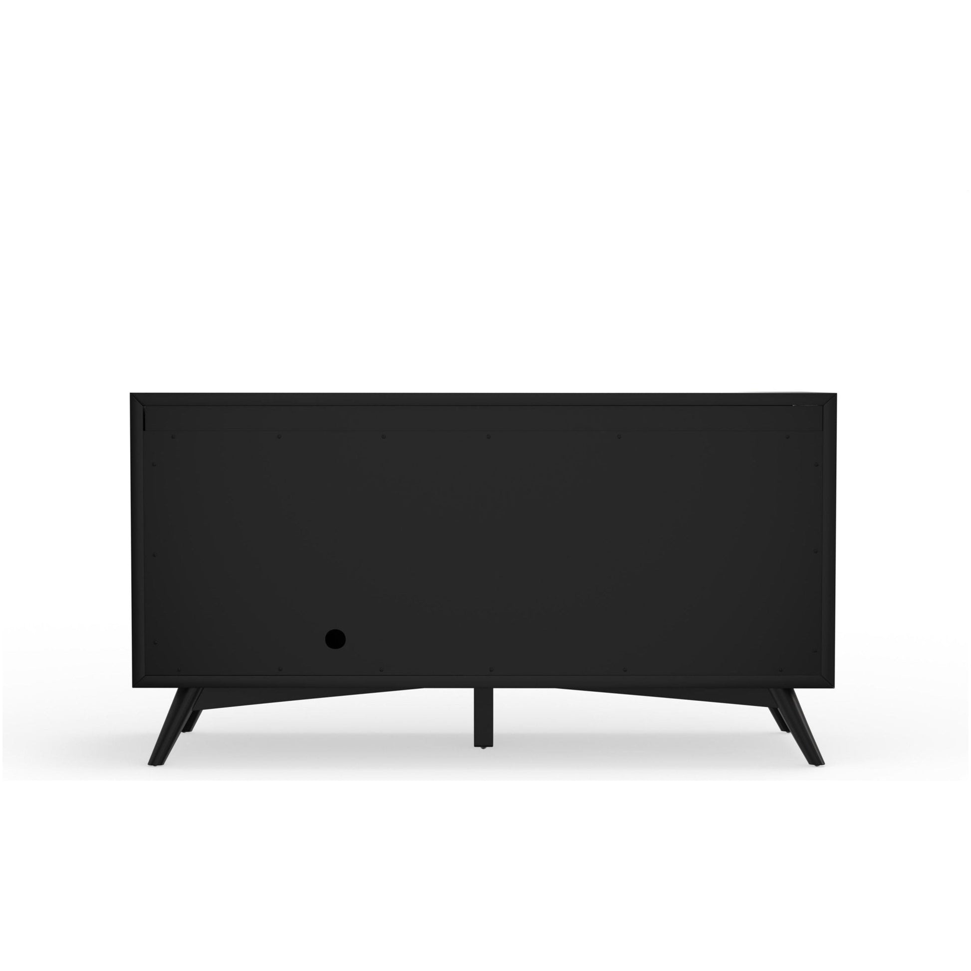 Flynn Small TV Console, Black - Alpine Furniture