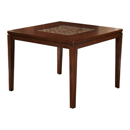 Granada Pub Table, Brown Merlot - Alpine Furniture