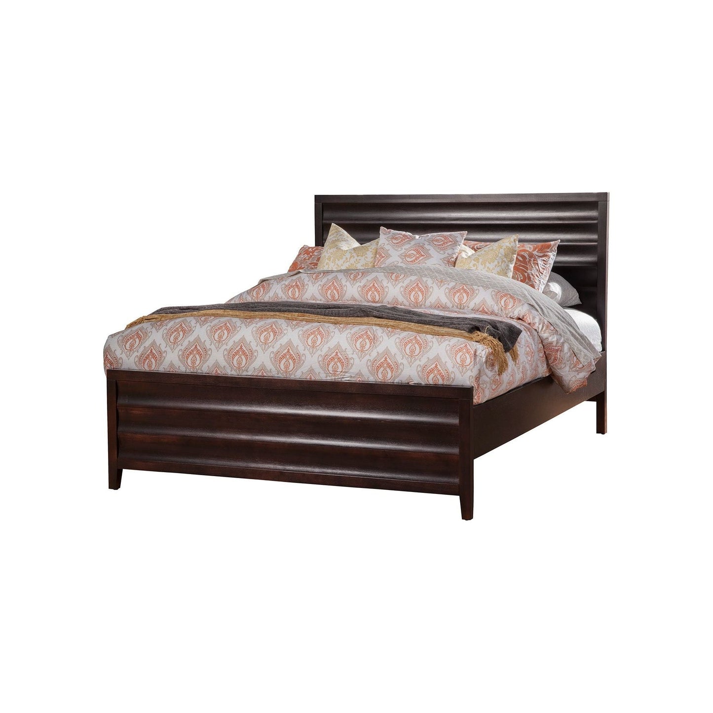 Legacy Bed, Black Cherry - Alpine Furniture