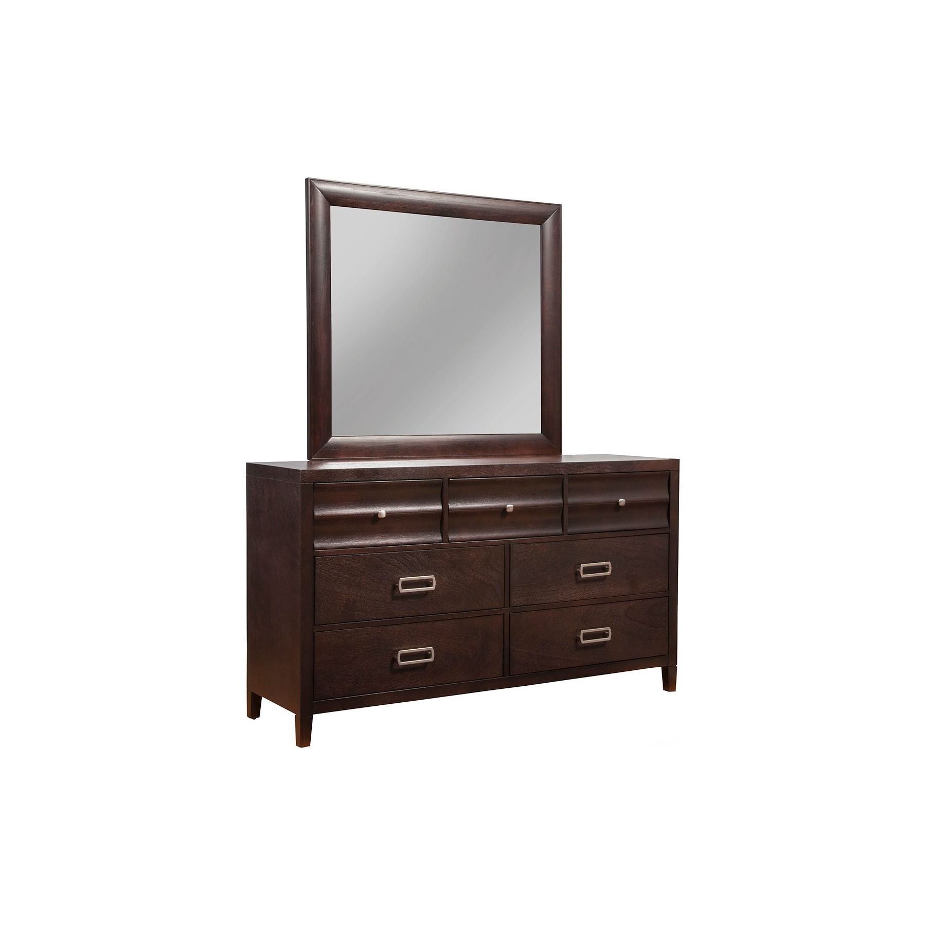 Legacy Mirror, Black Cherry - Alpine Furniture