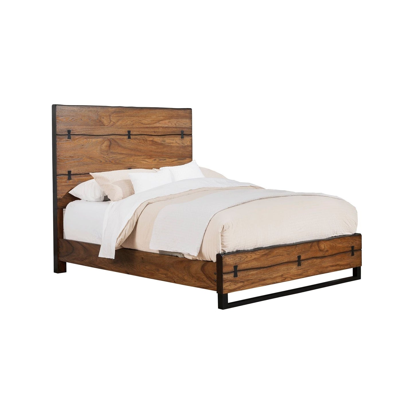 Live Edge Bed, Tobacco - Alpine Furniture