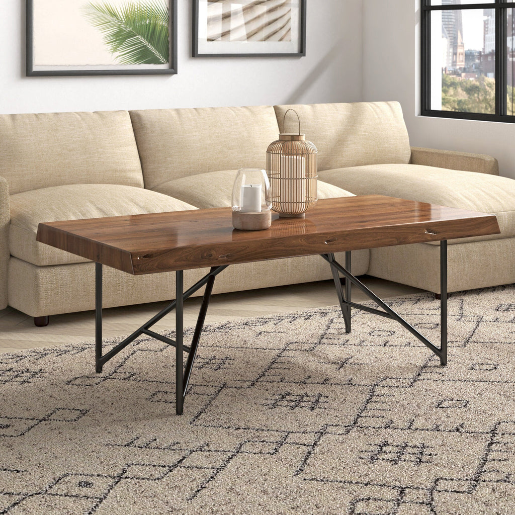 Omega Square 36 inch Coffee Table , White - Walmart.com
