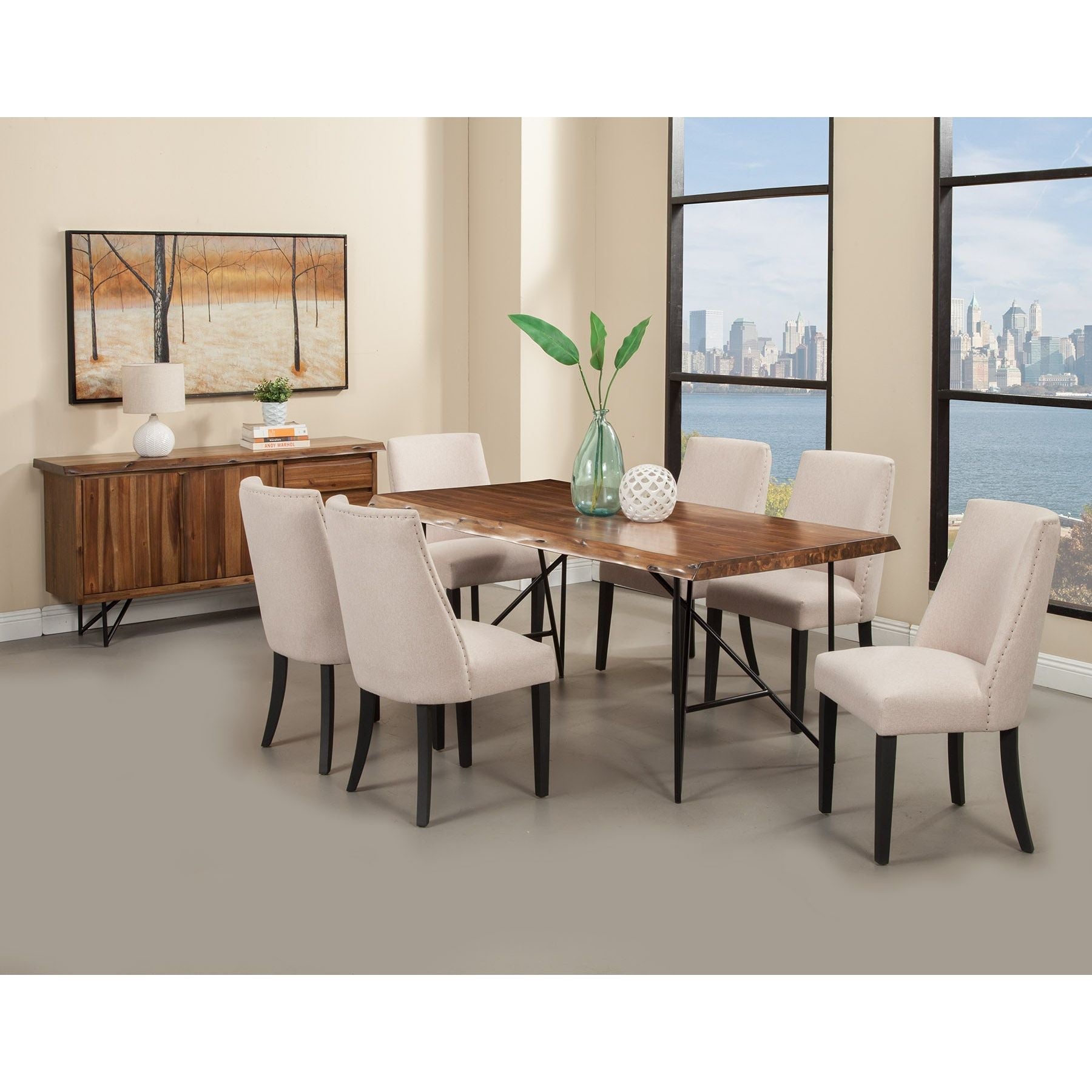 Dining table and online cream chairs