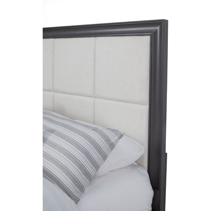 Lorraine Storage Bed, Dark Grey - Alpine Furniture