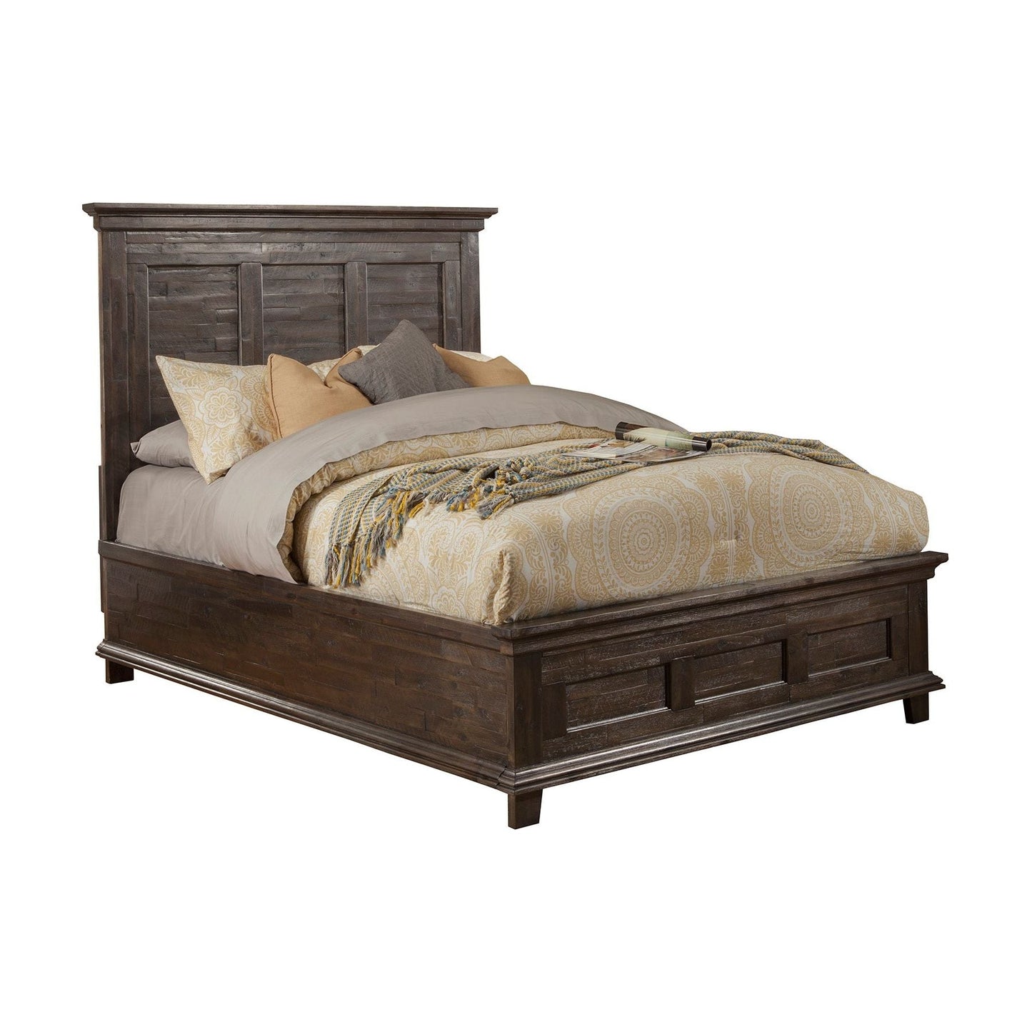 Newberry Bed, Salvaged Grey - Alpine Furniture