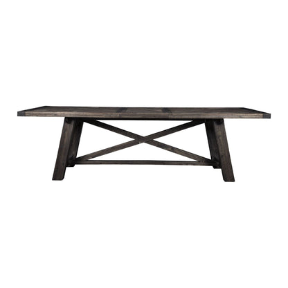 Newberry Rectangular Dining Table, Salvaged Grey - Alpine Furniture