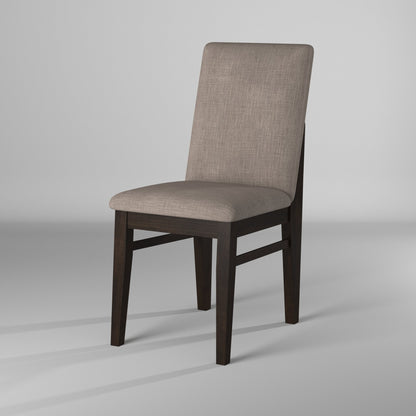 Olejo Side Chairs, Chocolate - Alpine Furniture