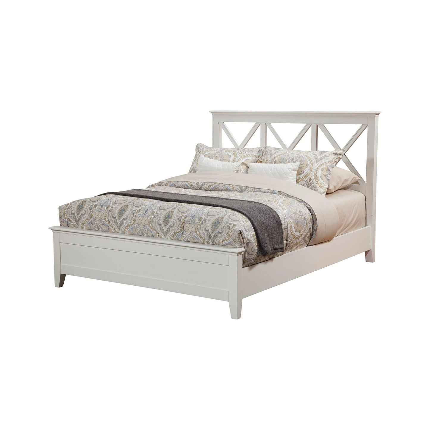 Potter Bed, White - Alpine Furniture