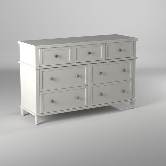 Potter Dresser, White - Alpine Furniture