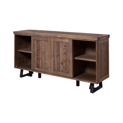 Prairie Sideboard, Natural/Black - Alpine Furniture