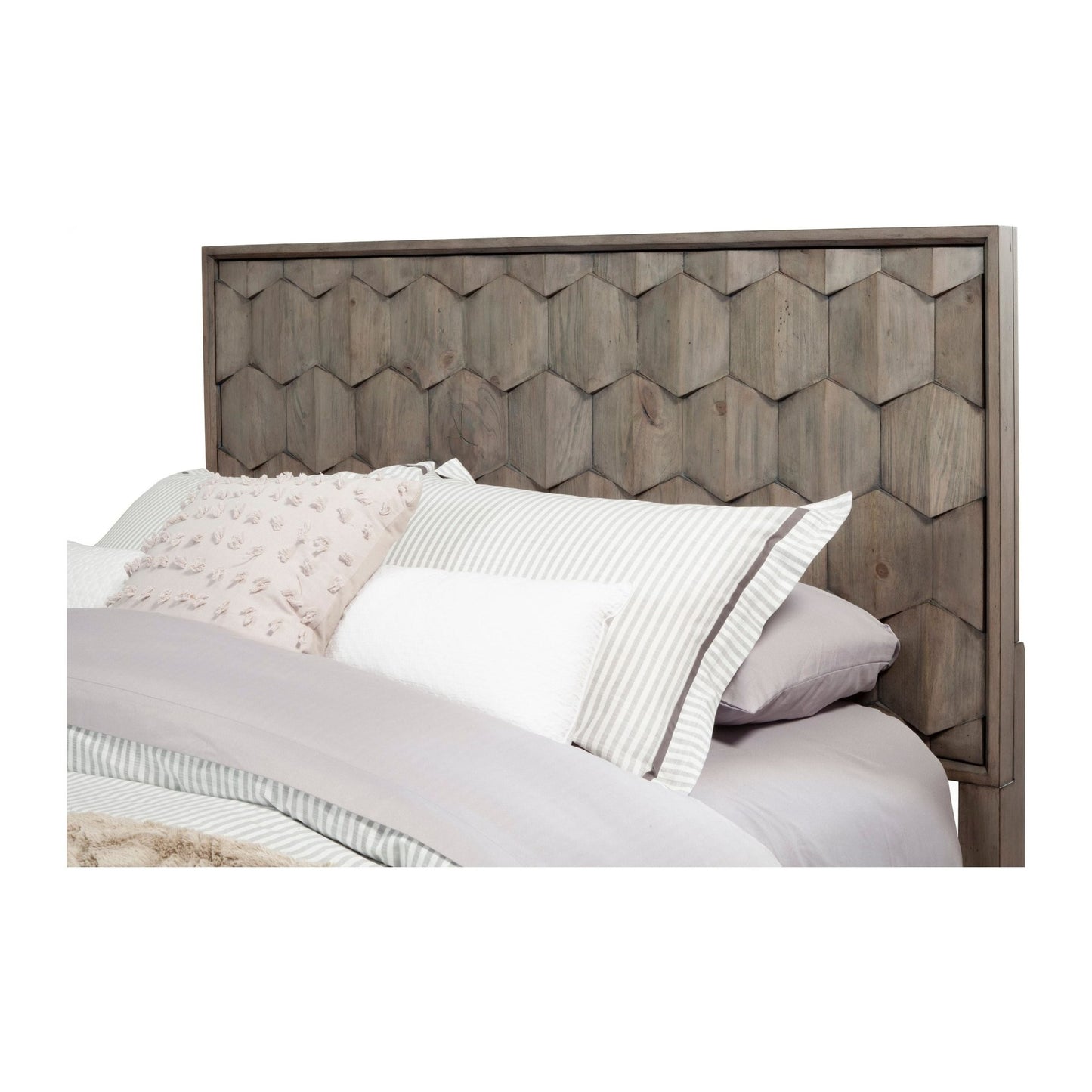 Shimmer Bed, Antique Grey - Alpine Furniture