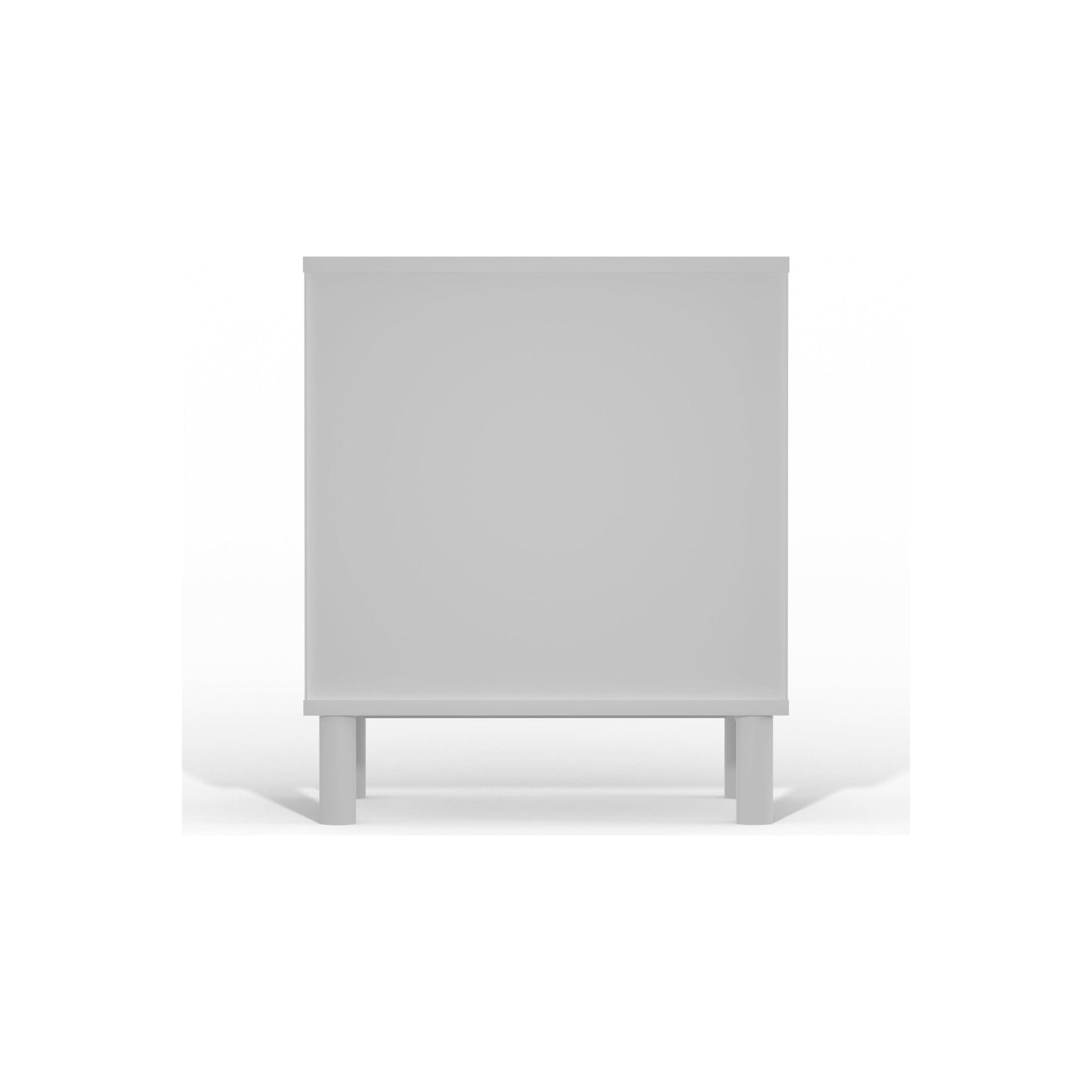 Stapleton One Drawer Nightstand, White - Alpine Furniture