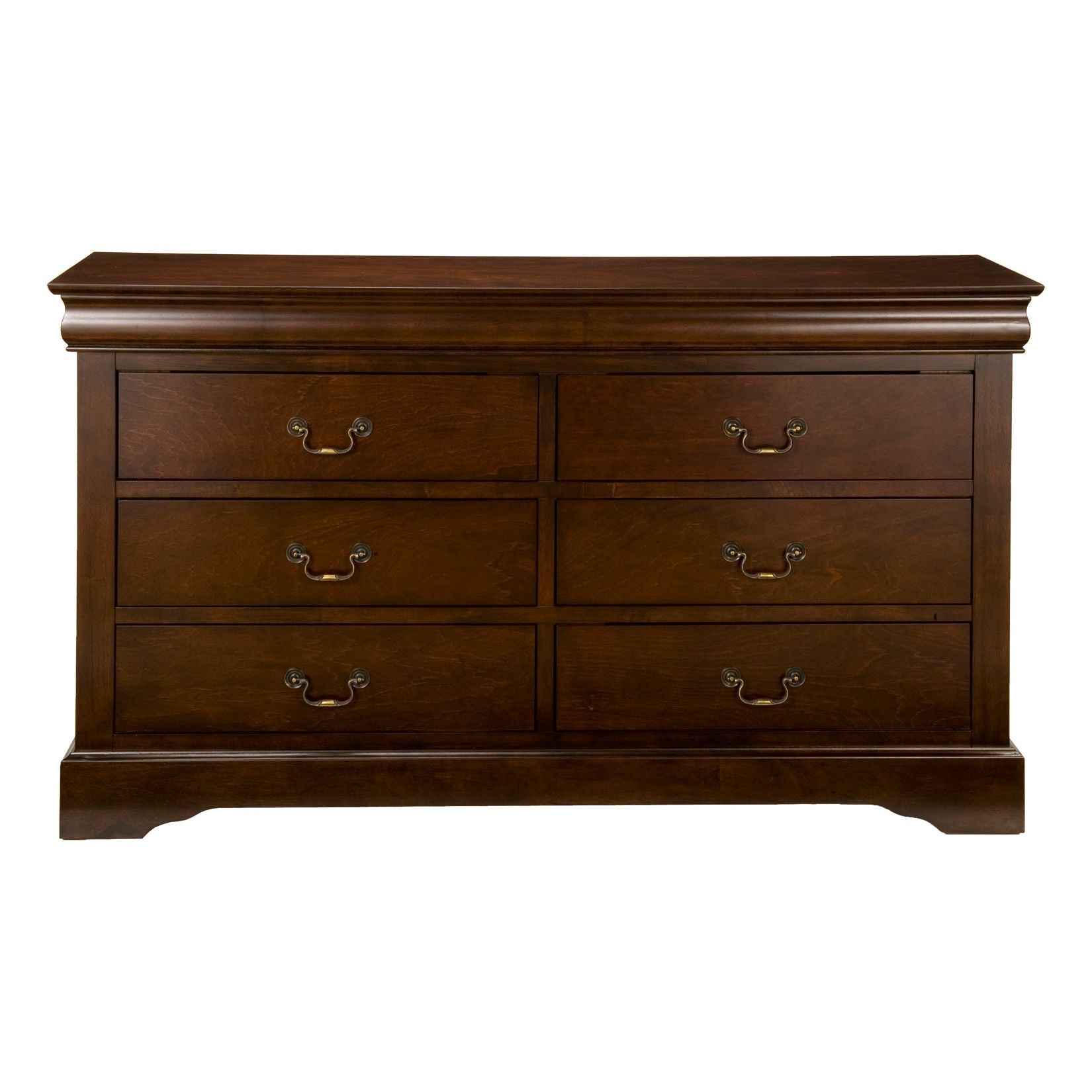 Outlet Alpine Furniture West Haven 2 Drawer Nightstand in Cappuccino